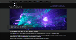 Desktop Screenshot of creativedraping.com
